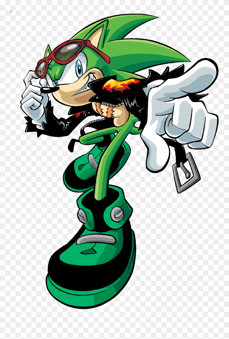 Scourge The Hedgehog Clipart
