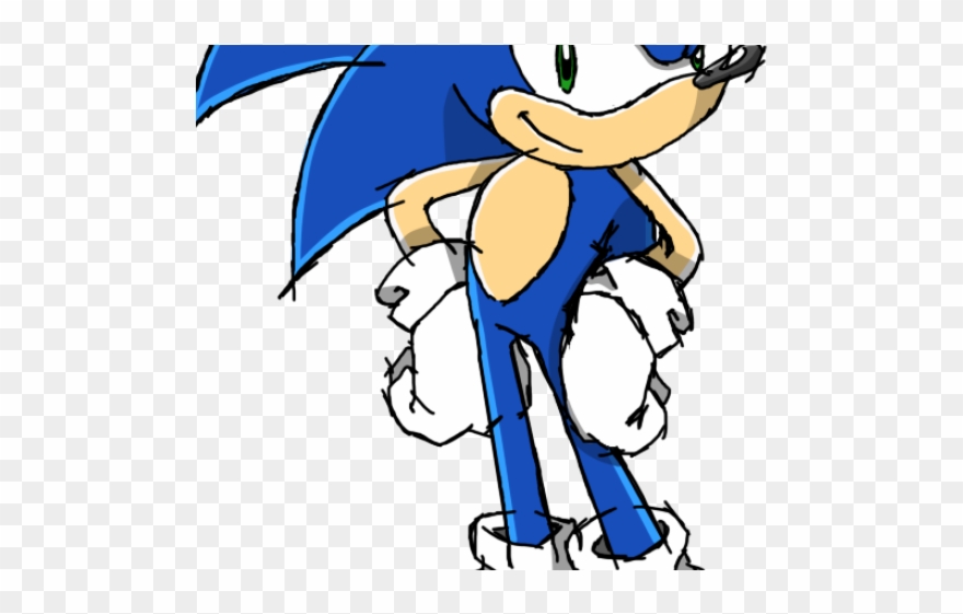 Hedgehog Clipart Standing - Sonic The Hedgehog - Png Download