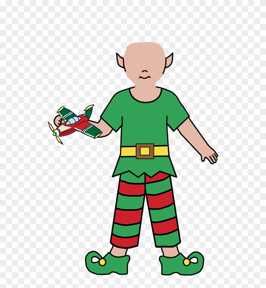 Christmas Elf Fill In The Blank Thank - Christmas Invitations Clipart