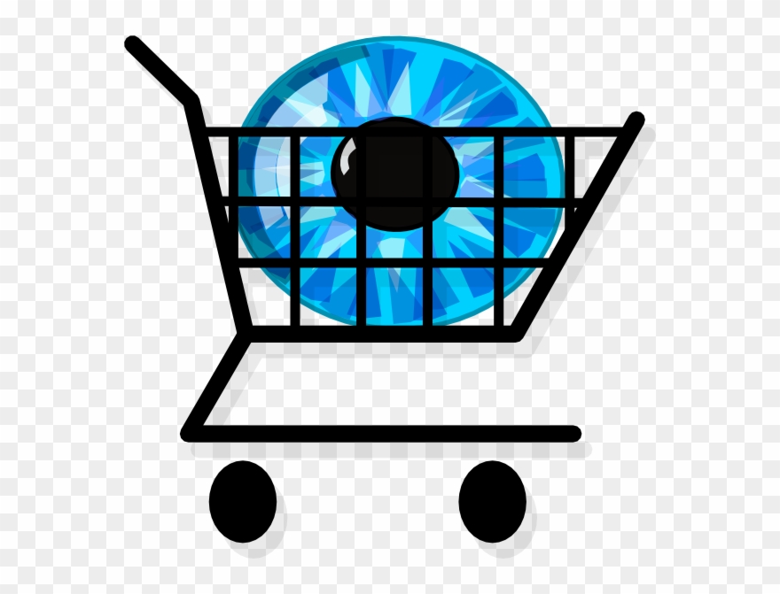 Shopping Cart Clipart Black And White - Png Download