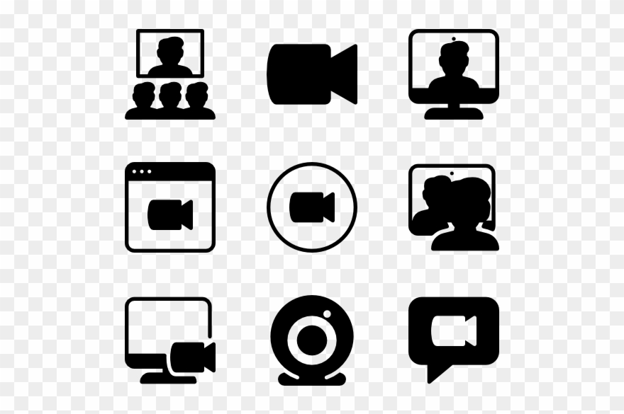 Video Conference - Date Time Venue Icon Clipart