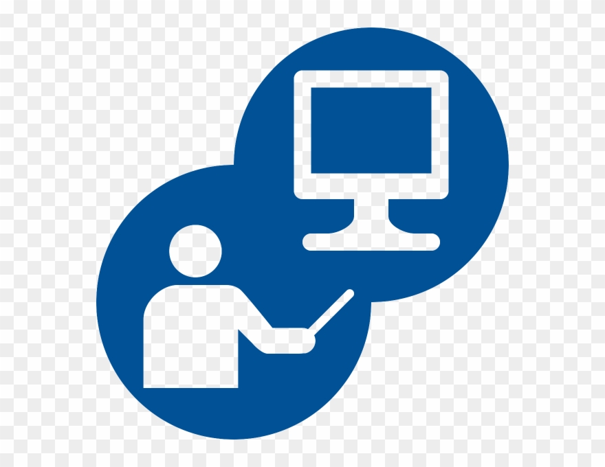 You Are Here - Blended Learning Icon White Clipart