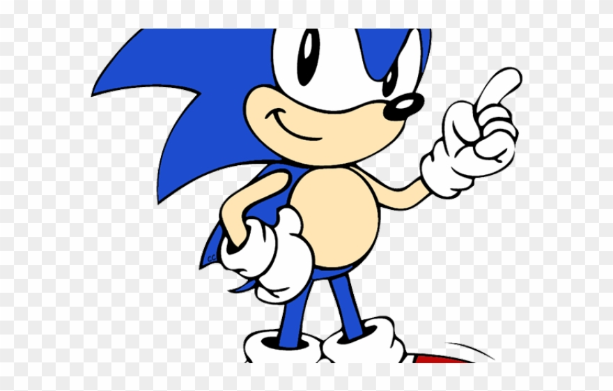 Hedgehog Clipart Angry Cartoon - Sonic The Hedgehog 90s - Png Download