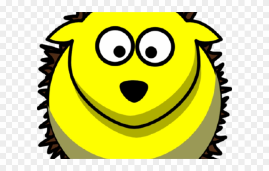 Hedgehog Clipart Yellow - Hedgehog - Png Download