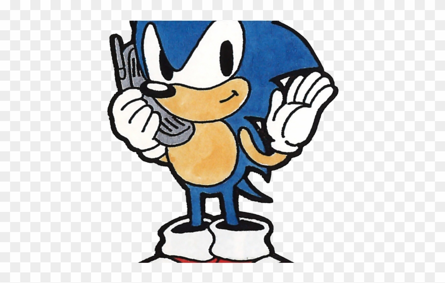 Sonic The Hedgehog Clipart Behind - Sonic The Hedgehog Mobile - Png Download