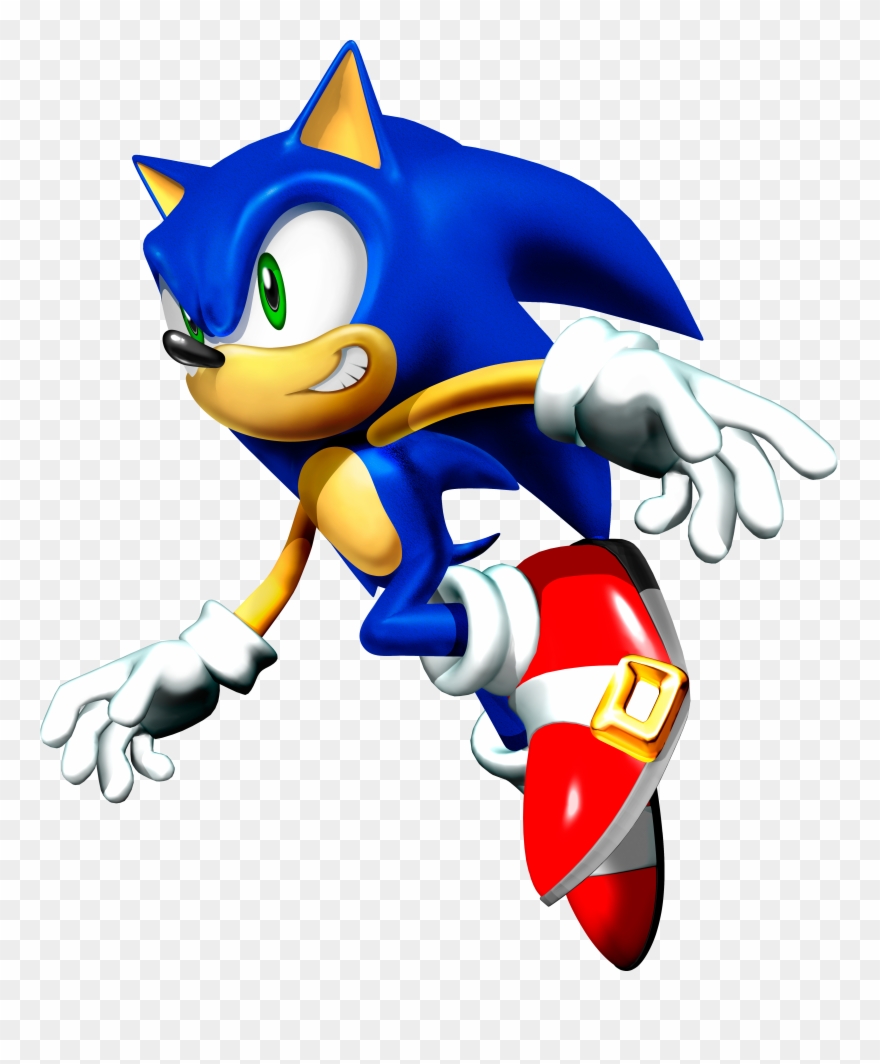 Sonic The Hedgehog Clipart Ball - Sonic The Hedgehog Jumping - Png Download