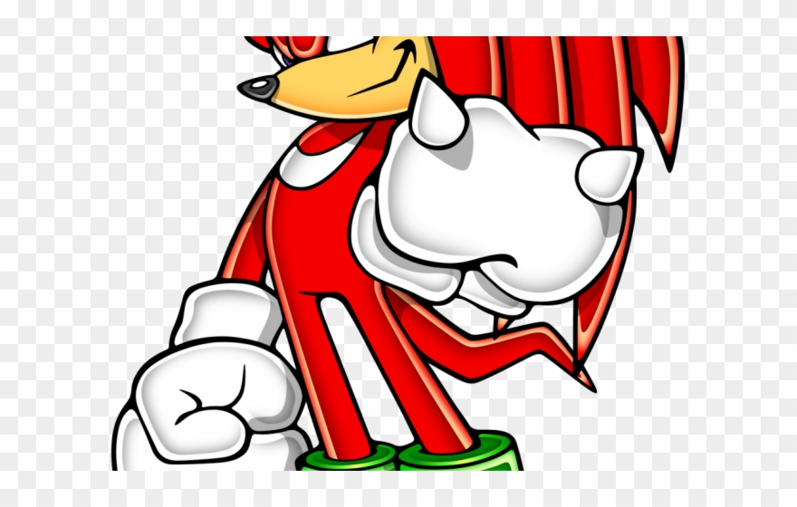 Sonic The Hedgehog Clipart Knuckles - Knuckles The Echidna And Applejack - Png Download