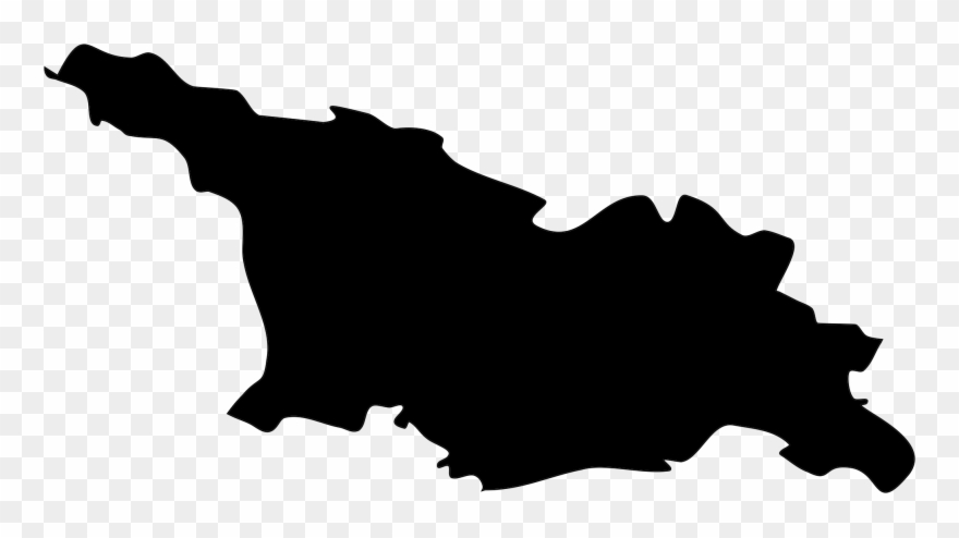 Freeuse File Flag Map Of Blank Svg Wikimedia - Black Map Of Georgia Clipart