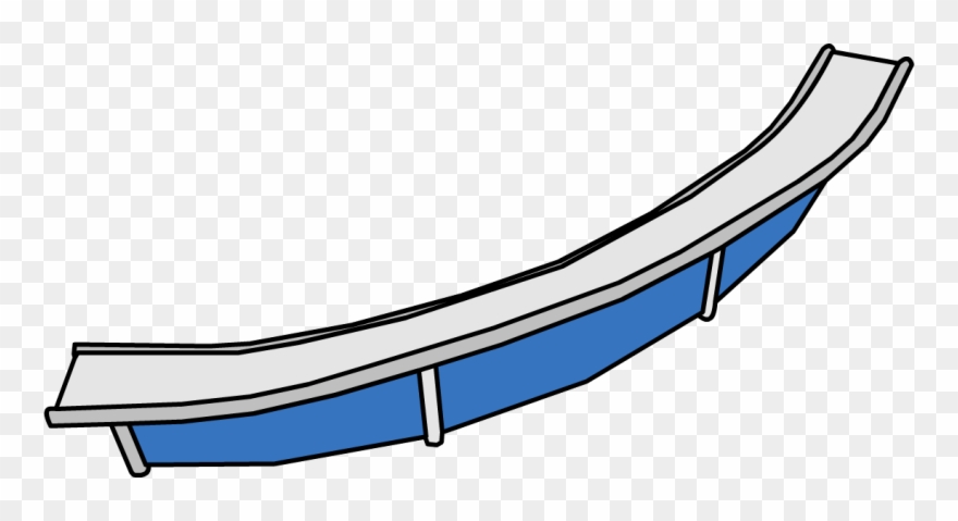 C-curve Ramp Furniture Icon Clipart