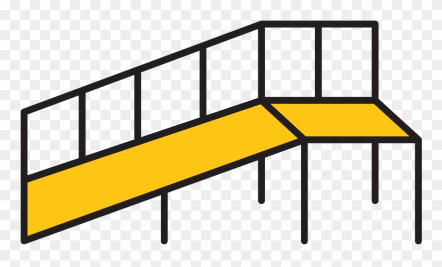 Ramps - Outdoor Bench Clipart