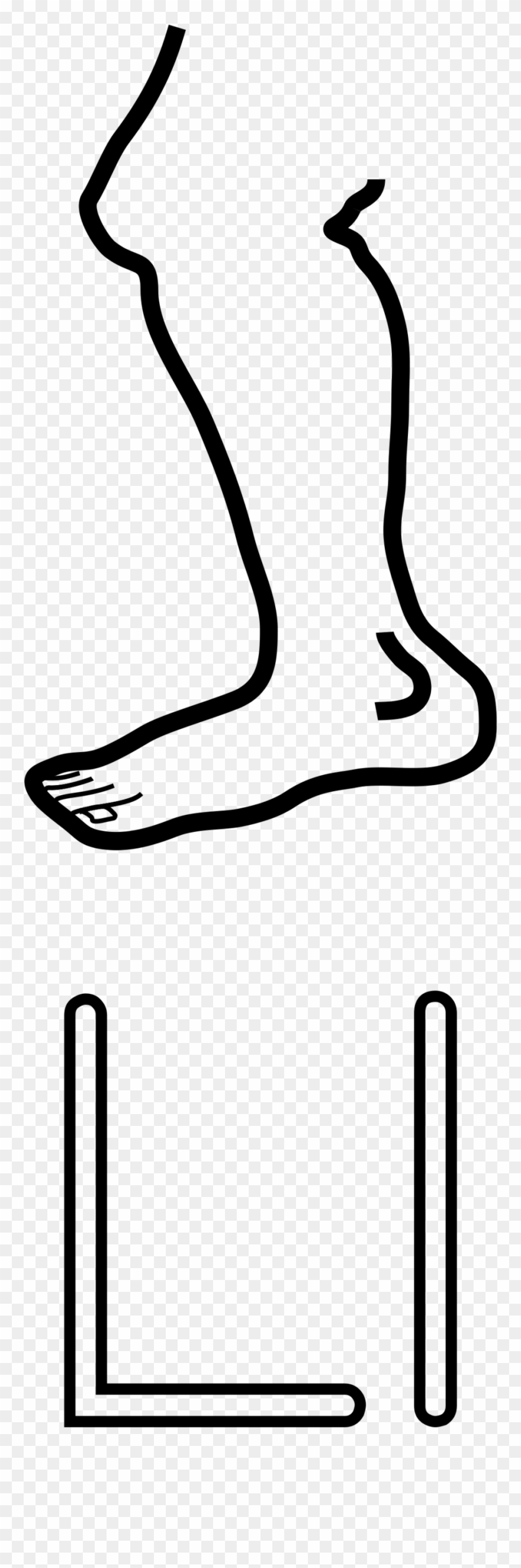 Legs Vector Crossed Leg - Line Drawing Of Leg Clipart