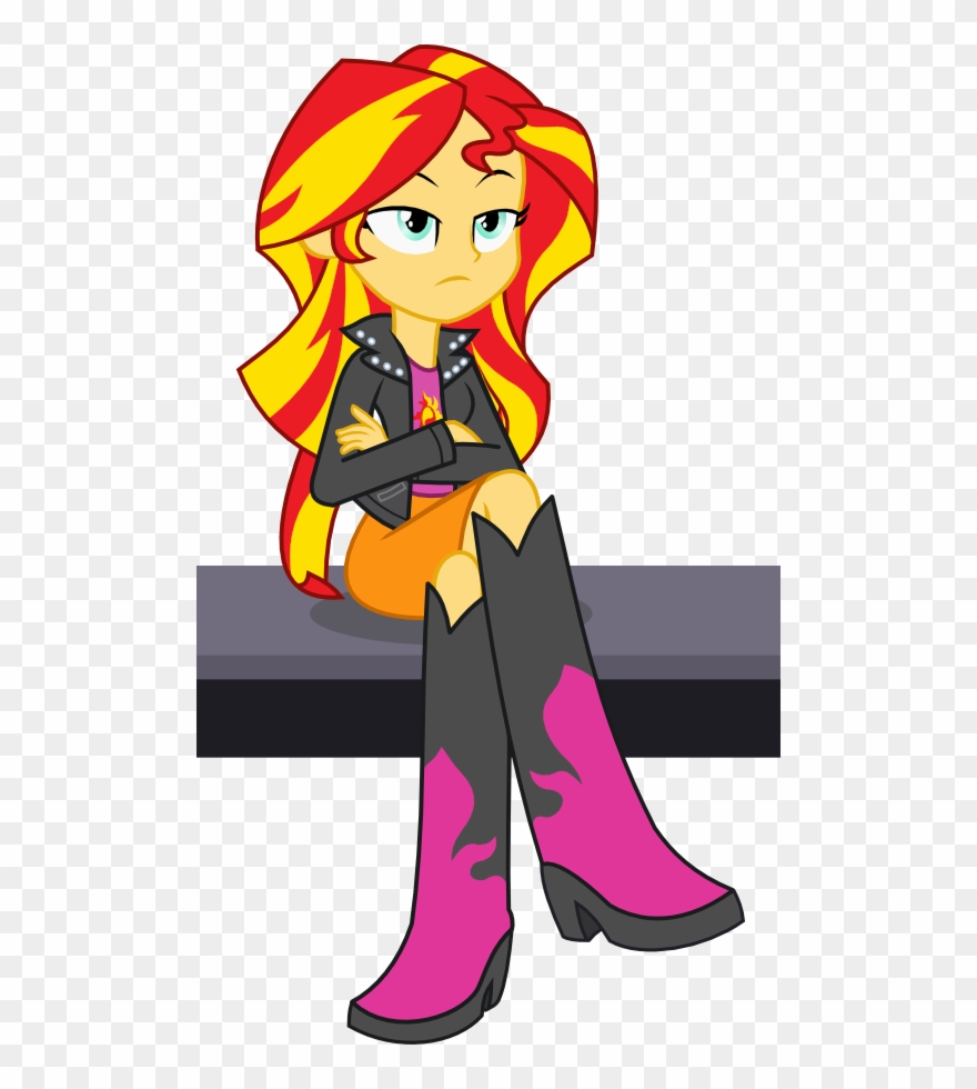 Artist Seahawk Boots Clothes Arms Artistseahawk - Mlp Eg Sunset Shimmer Clipart