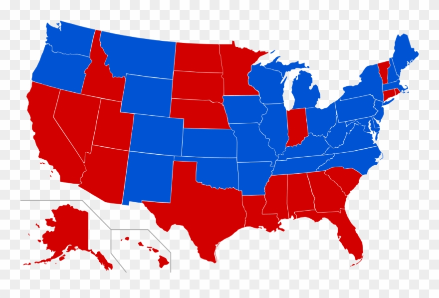 File Governor Map Svg Wikipedia Fileunited Mapsvg - Map Of The States Trump Won Clipart