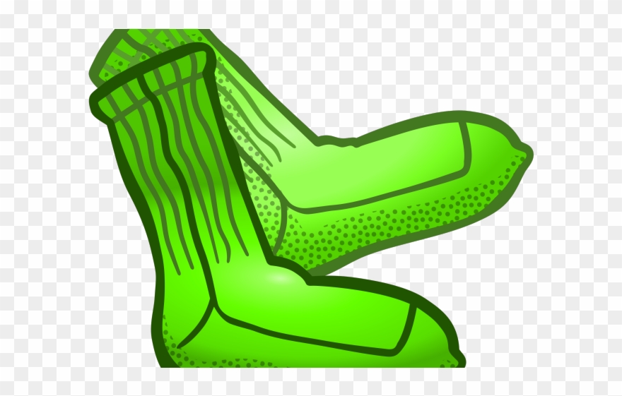 Crazy Clipart Socks - Socks Clipart Transparent - Png Download