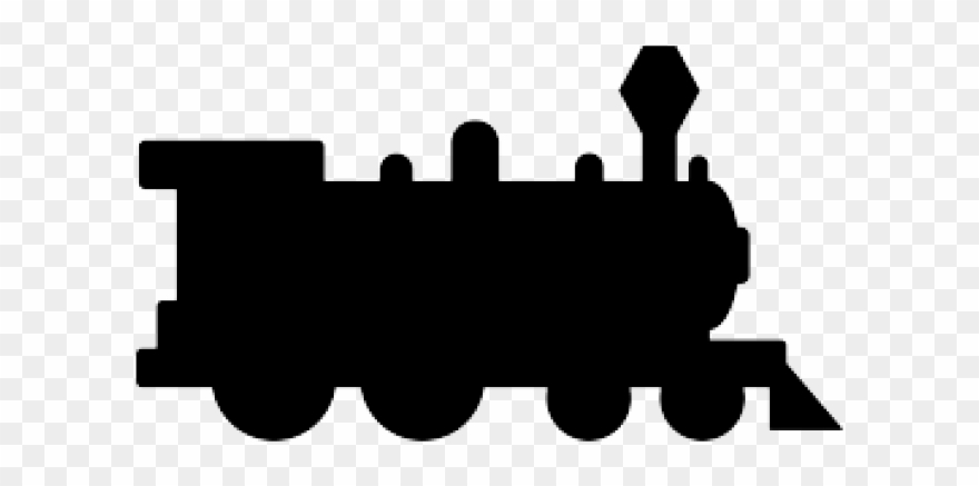 Silhouette Clipart Train - Thomas The Train Silhouette - Png Download