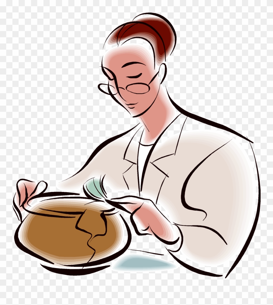 Archaeologists Scientist Who Use Remains Of Material Clipart