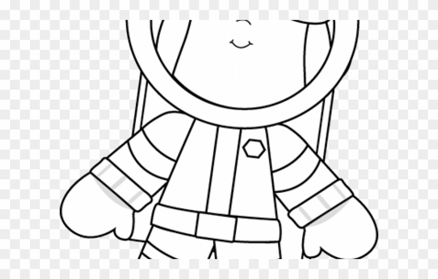 Astronaut Clipart Boy Girl - Clip Art - Png Download