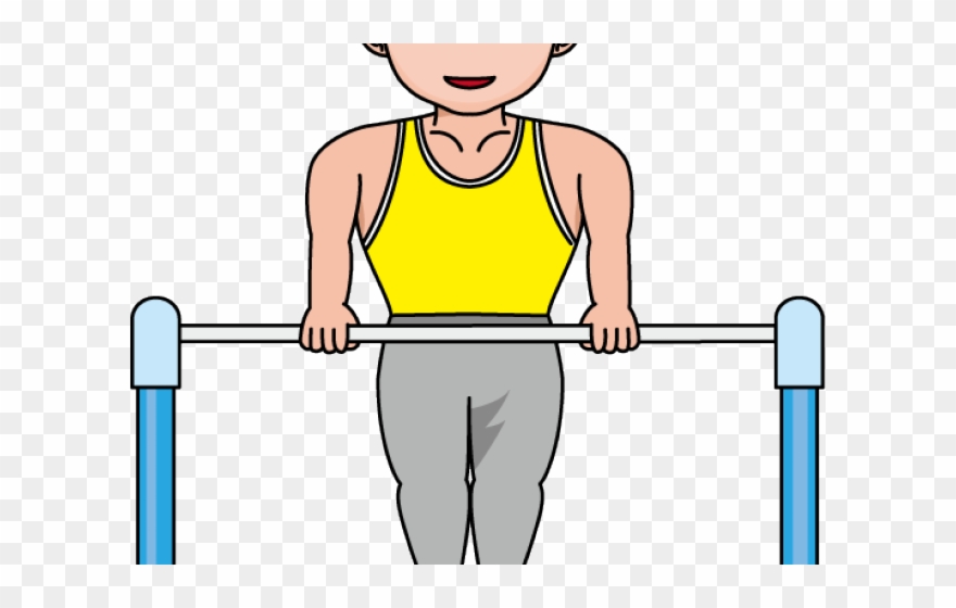 Gymnast Clipart Boy Girl - Cartoon - Png Download
