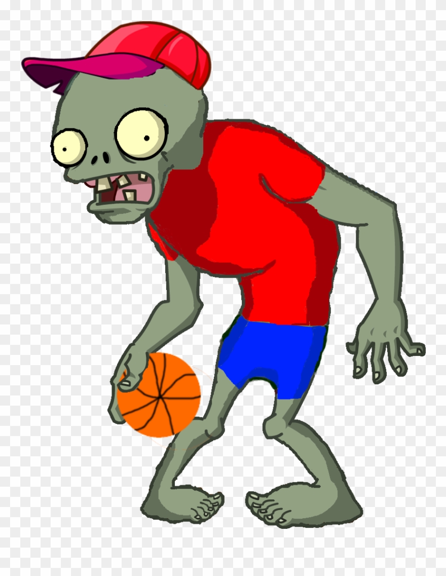Zomburbia Basketball Player - Basketball Player Png Cartoon Clipart