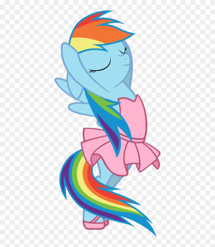 Dash On Ballerina By - Mlp Ballerina Base Clipart