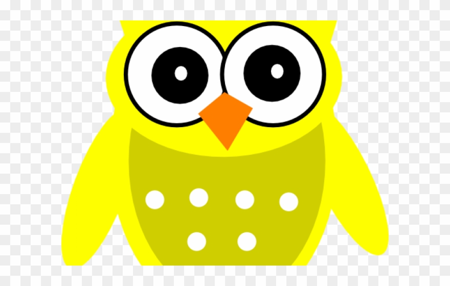 Gold Owl Cliparts - Red Owl Cute Clipart - Png Download