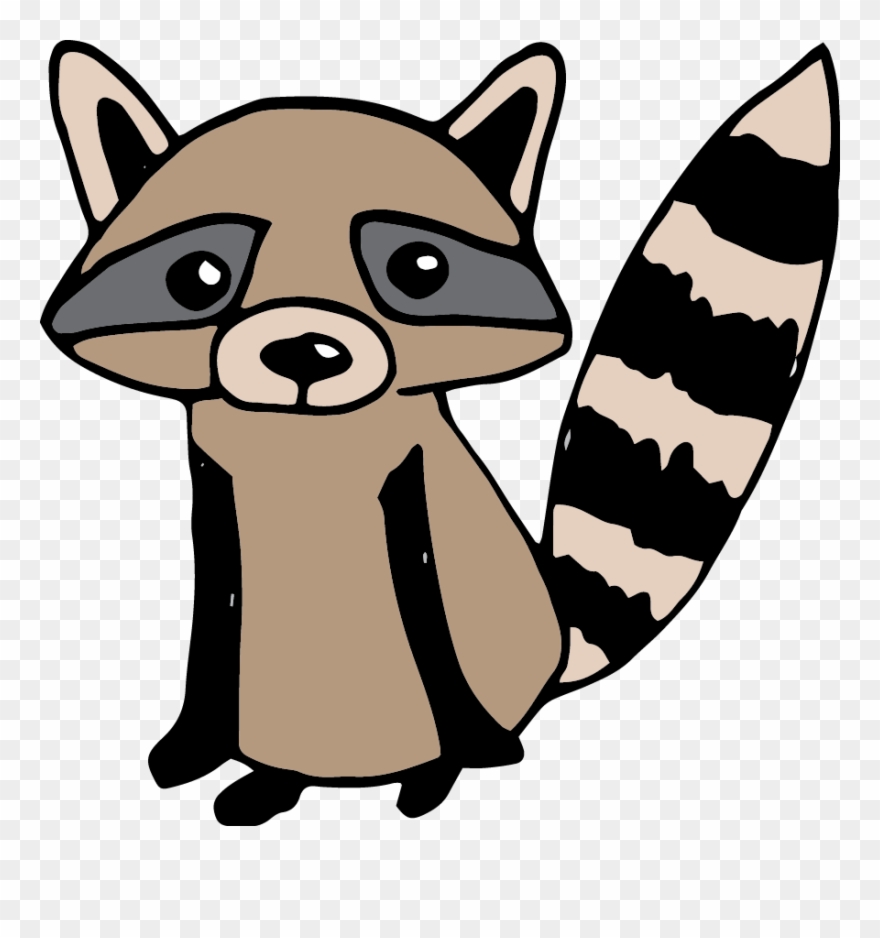 Racoon - Woodland Racoon On Green Round Ornament Clipart