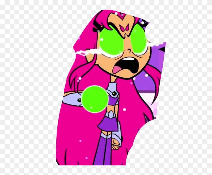 Report Abuse - Teen Titans Starfire Mad Clipart