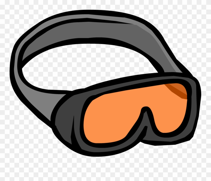 Diving Clipart Goggles - Ski Goggles Clipart Transparent - Png Download