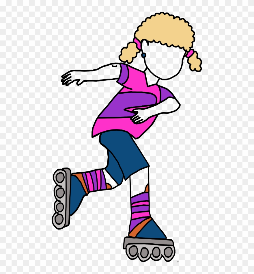 Roller Skating Birthday Party Favor Bag - Roller Blade Clipart Png Transparent Png