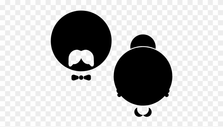 Elderly Rubber Stamp - Seniors Icon Clipart