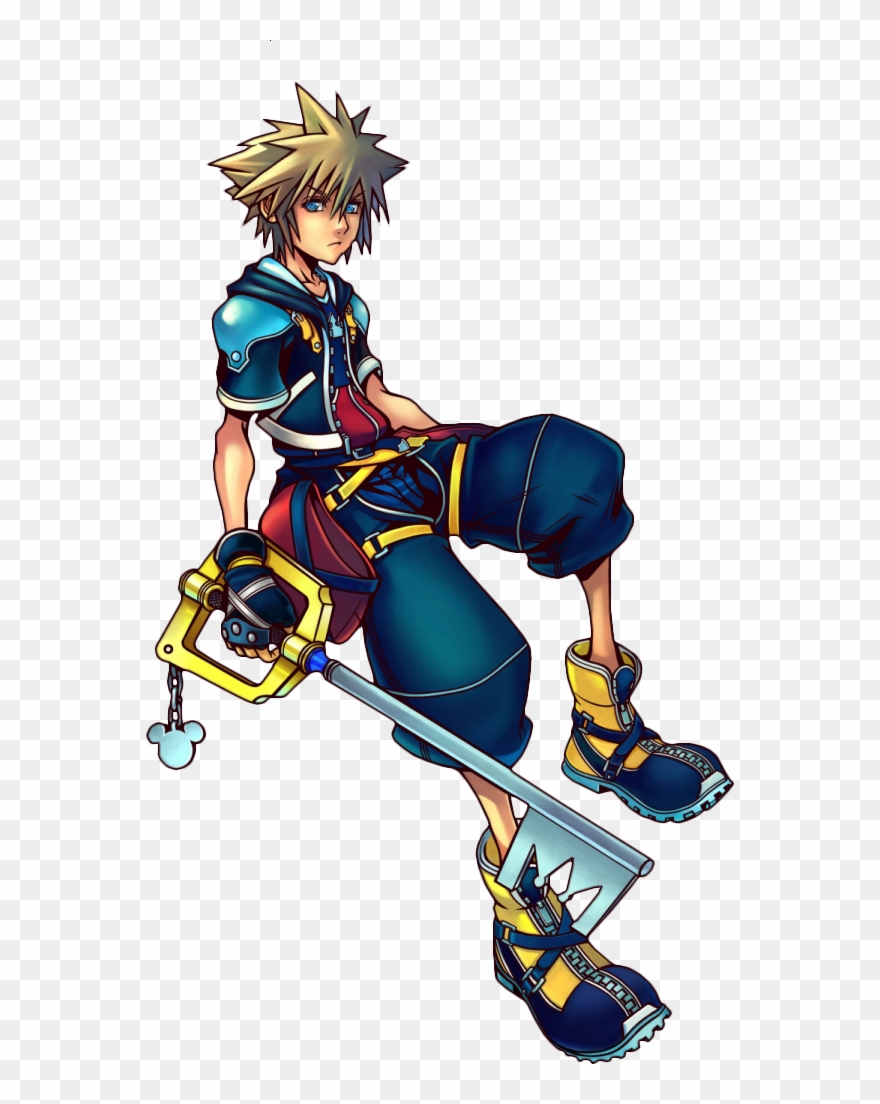 Sora - Sora Kingdom Hearts 2 Art Clipart