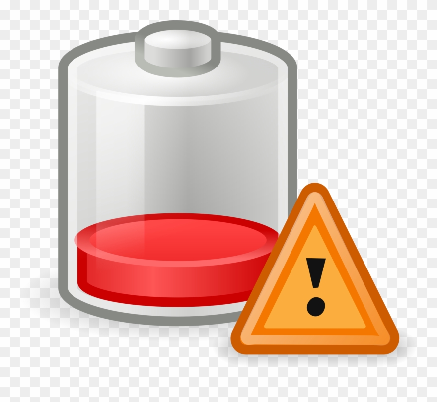 Be Mindful Of Battery Life - Low Battery Symbol Png Clipart