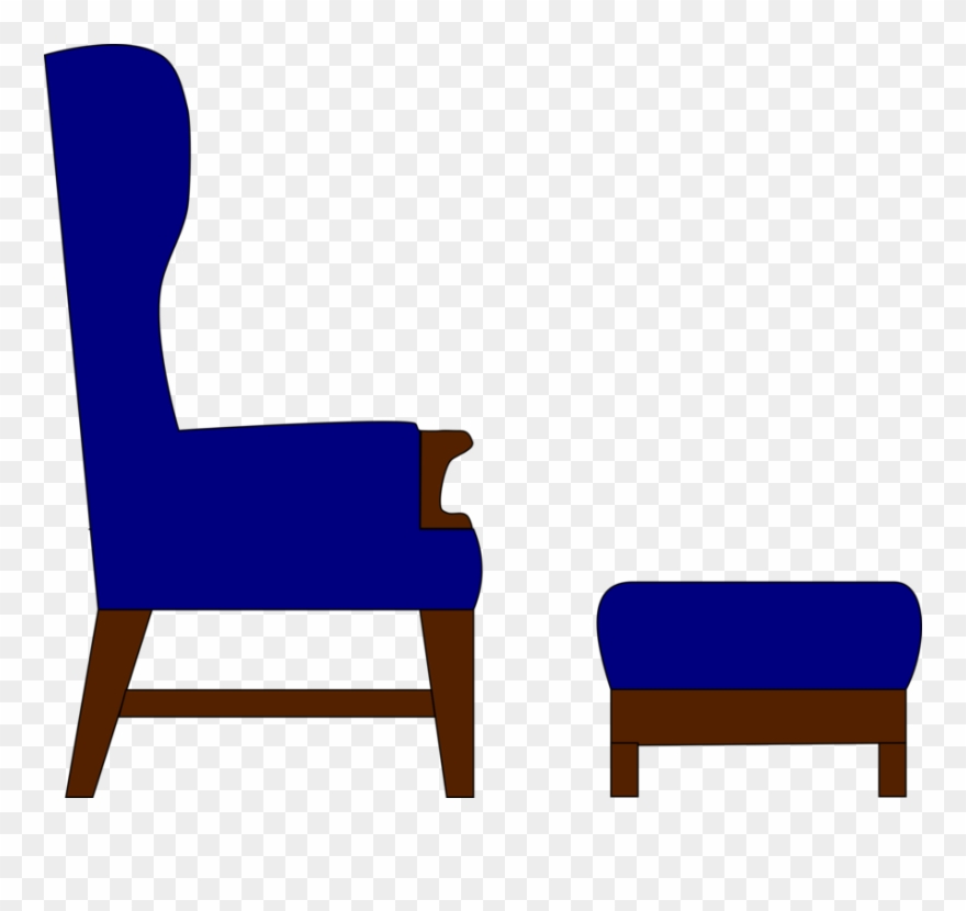Table Footstool Chair Computer Icons Living Room - Footstool Clipart