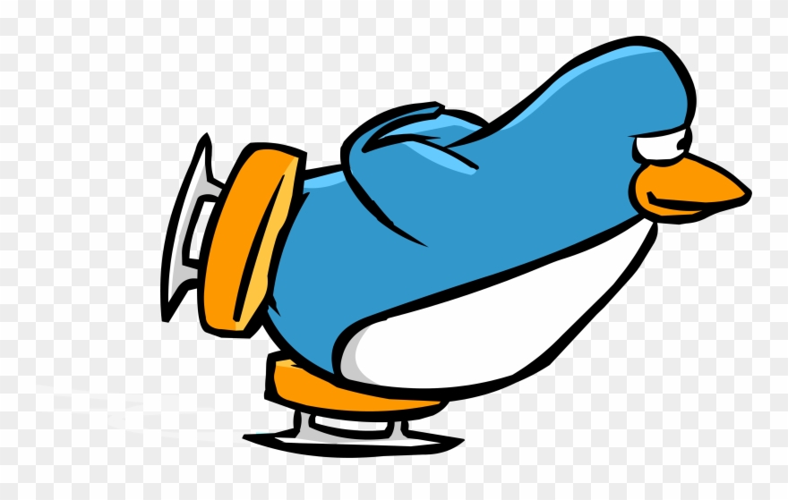 Image Light Blue Penguin Png Club Wiki - Ice Skating Transparent Penguins Clipart