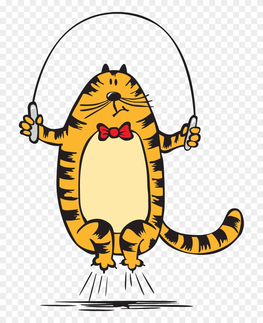 Middle School Students Natalie And Amanda Showed Their - Cartoon Jump Rope Clipart