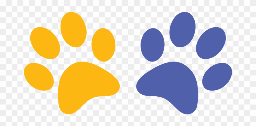 New Nsj Paws - Red Dog Paw Print Clipart