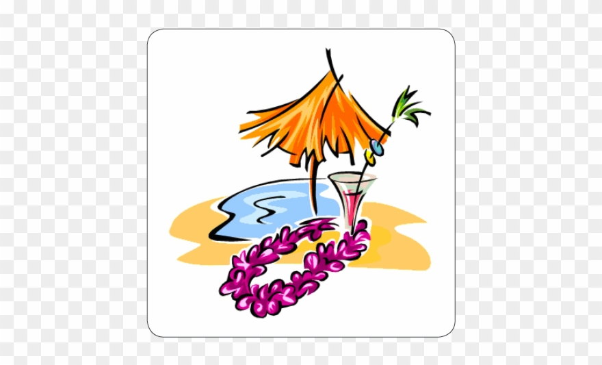 Image Is Not Available - Fun Bag W/ Hawaiian Theme, Adult Unisex, Natural Clipart