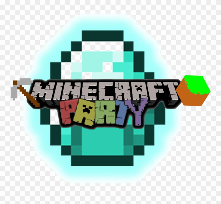 Minecraft Birthday Clipart 2 By Stacy - Diamante De Minecraft Png Transparent Png