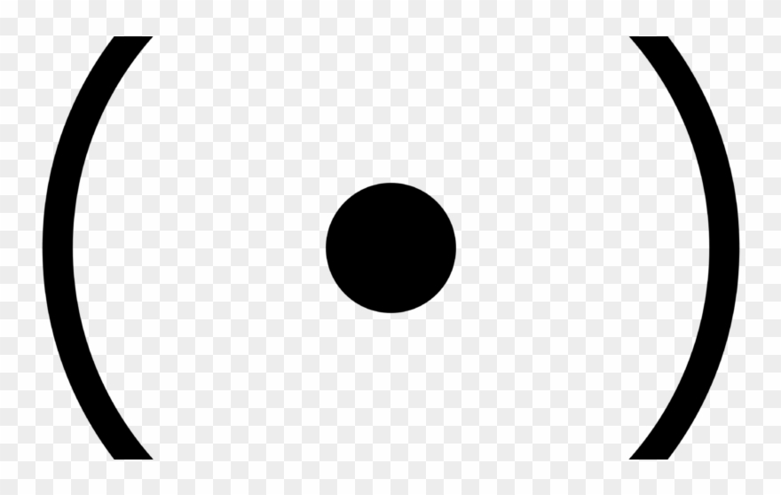 Circumpunct Or Point Within A Circle - Circle Clipart