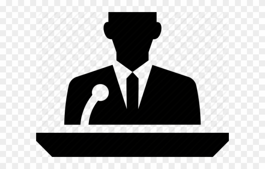 Person Icons Speaker Gentleman Clipart (1036595) PinClipart
