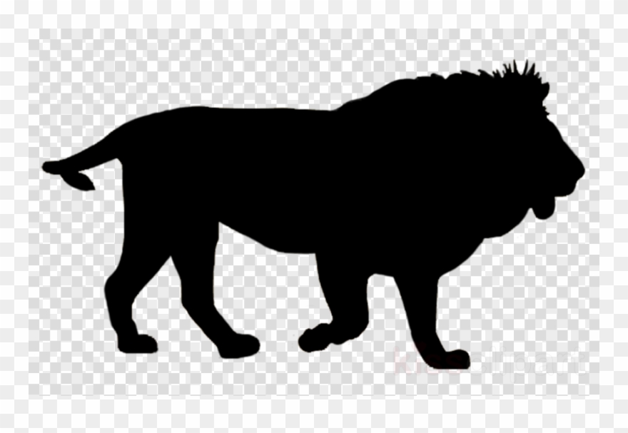 Download Pig Silhouette Clipart Clip Art Lion - Zoo Animals Silhouette Png Transparent Png