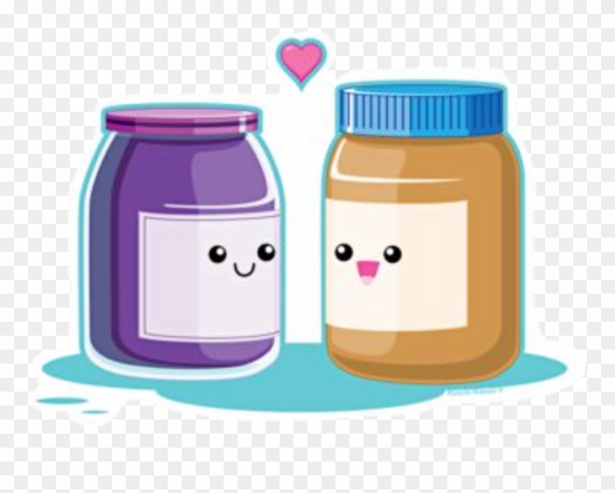 Kawaii Peanut Butter Jelly Clipart