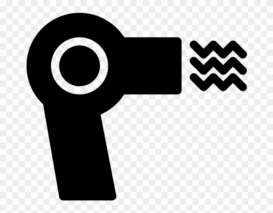 Allans Mens Hairdressing - Hair Dryer Clipart