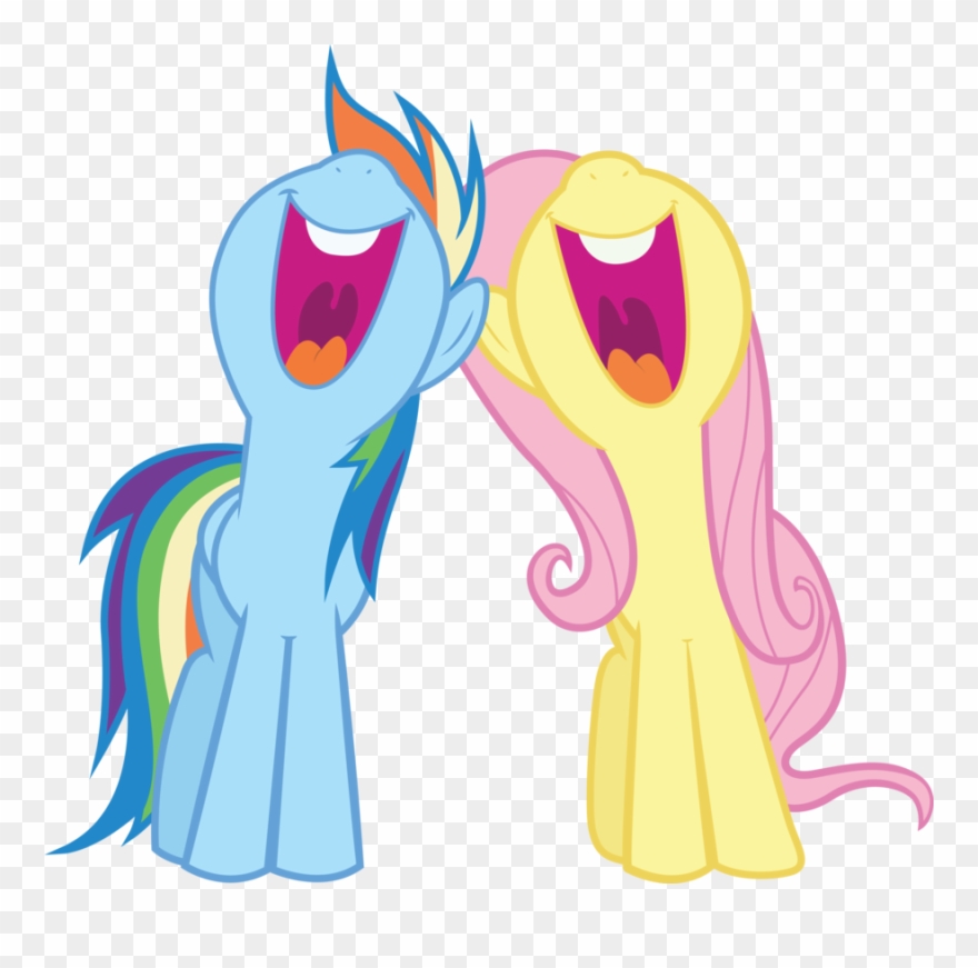 Plenty Of Wonderful Creatures That Soar In The Sky - Rainbow Dash And Fluttershy Singing Clipart