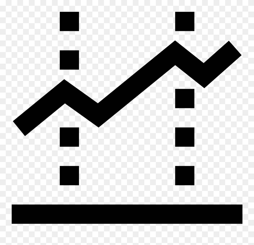 There Is A Line That Is Going Up - Line Clipart