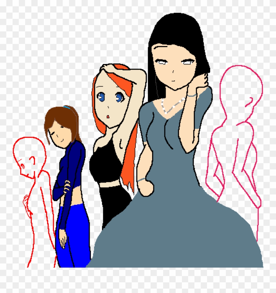 Girls Night Out - Cartoon Clipart