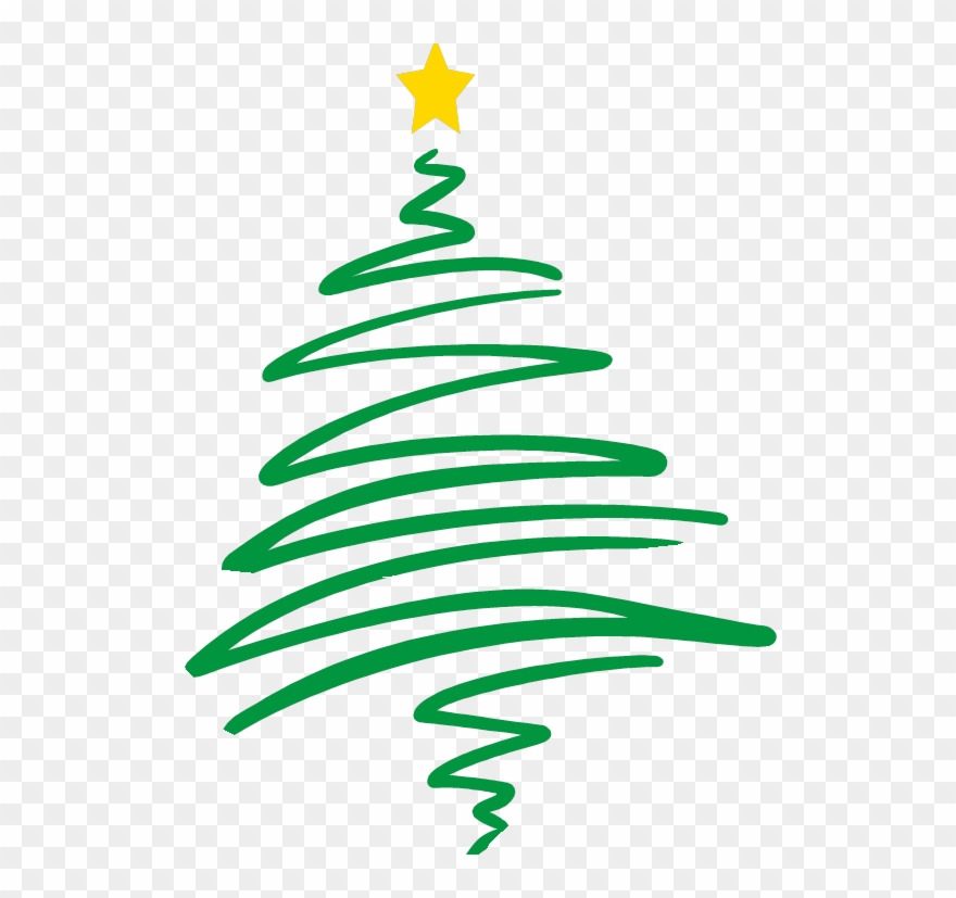 Xmas Tree - Merry Christmas (tree) Greeting Card Clipart