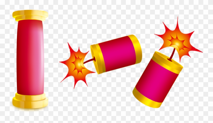 Diwali Firecrackers Png Clipart Background - Firecracker Transparent Png