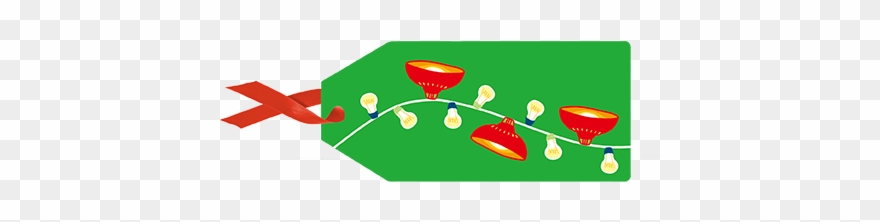 Wet Market Lamps Gift Tag - Wet Market Clipart