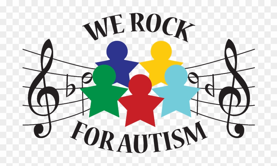 We Rock For Autism Clipart